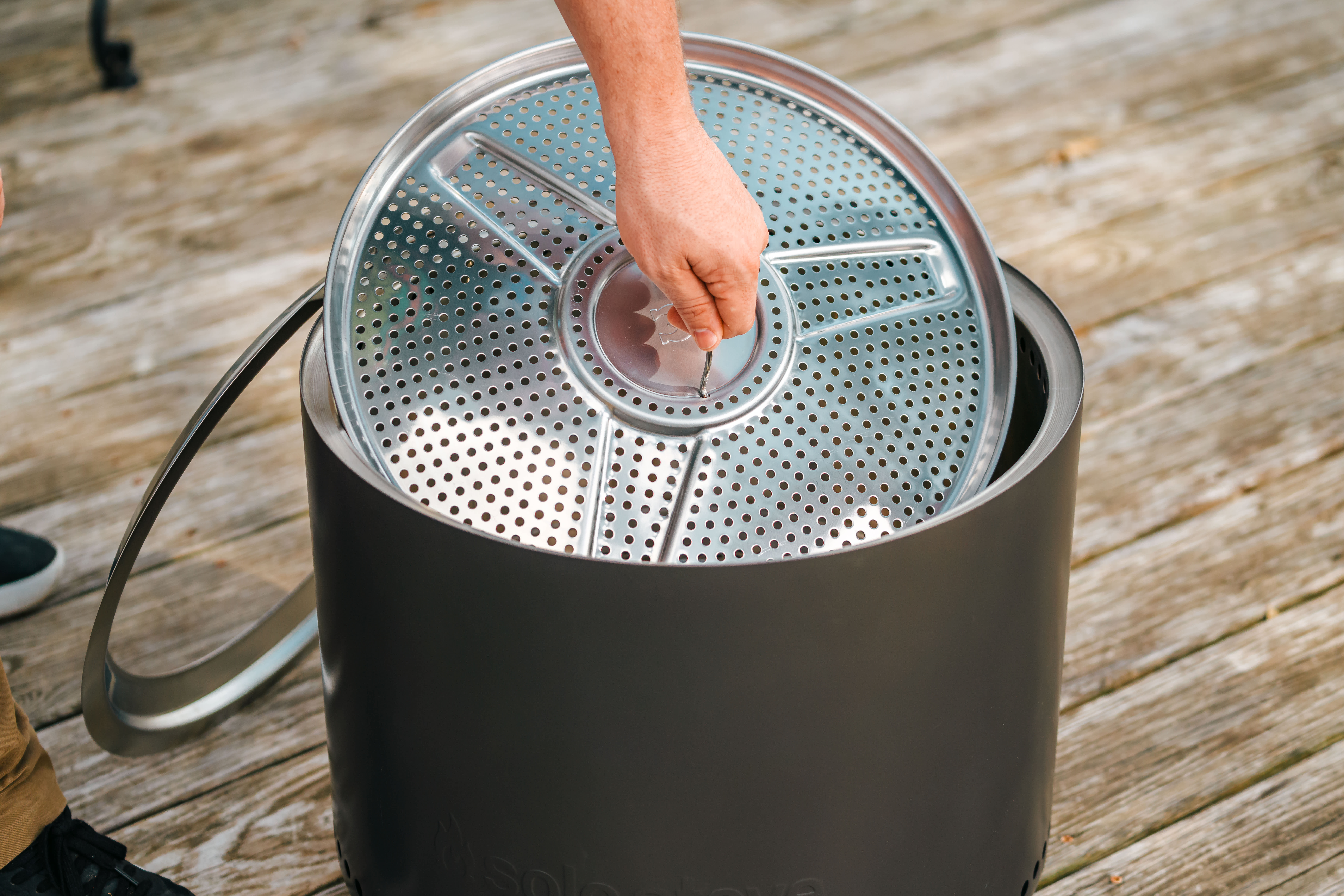 Fire Pit Pellet Adapter