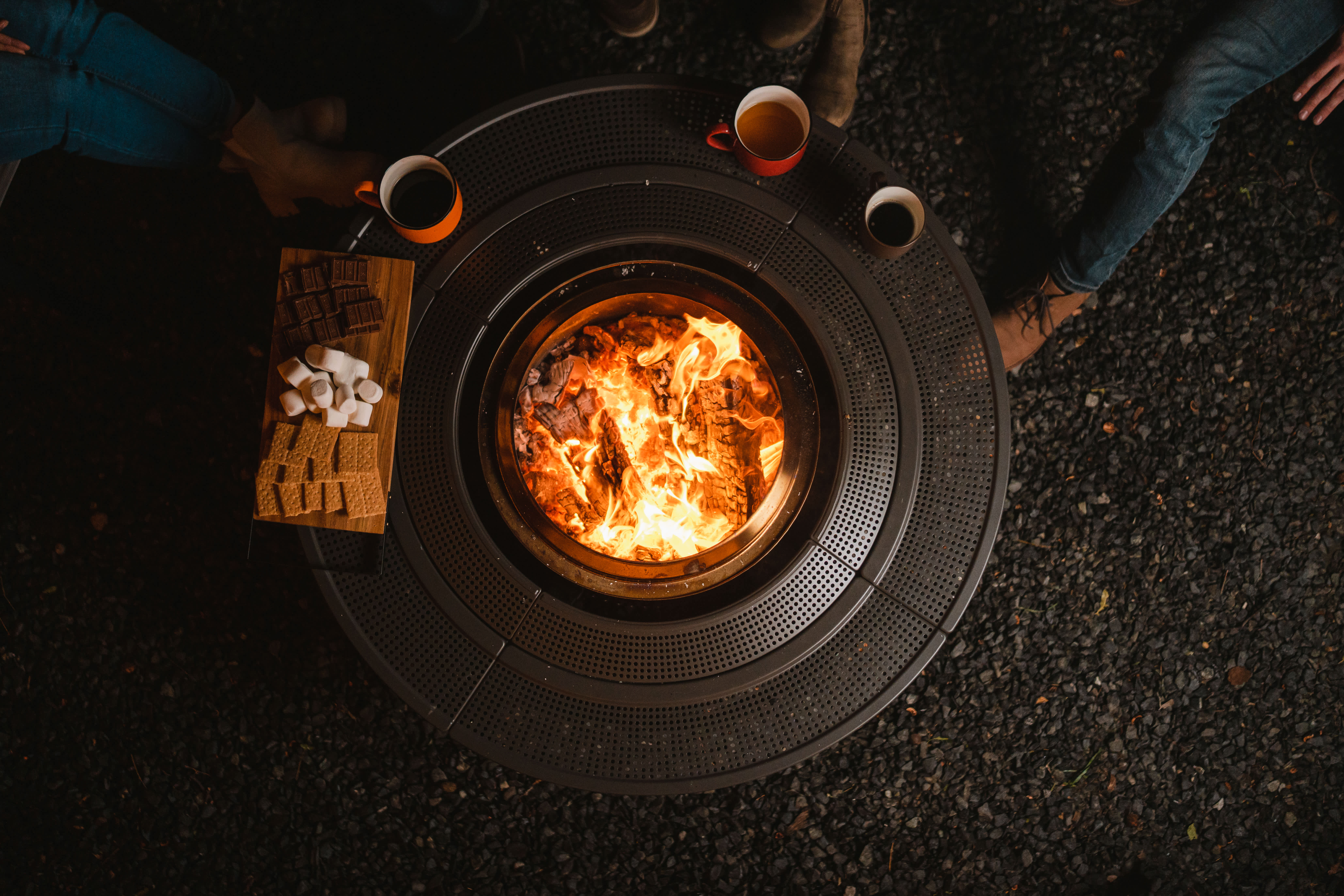 Ranger 15" Fire Pit + Surround Bundle