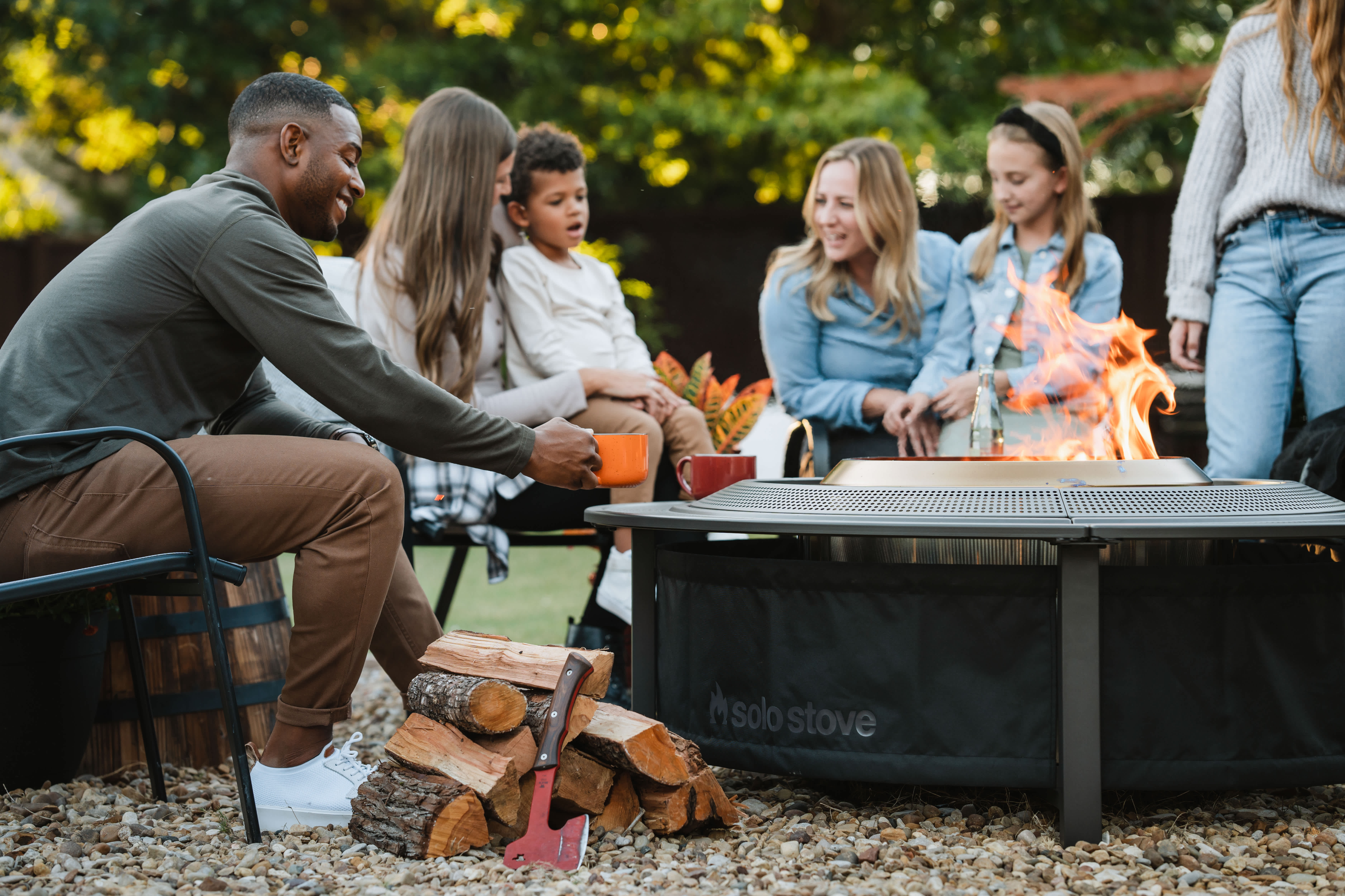 Ranger 15" Fire Pit + Surround Bundle