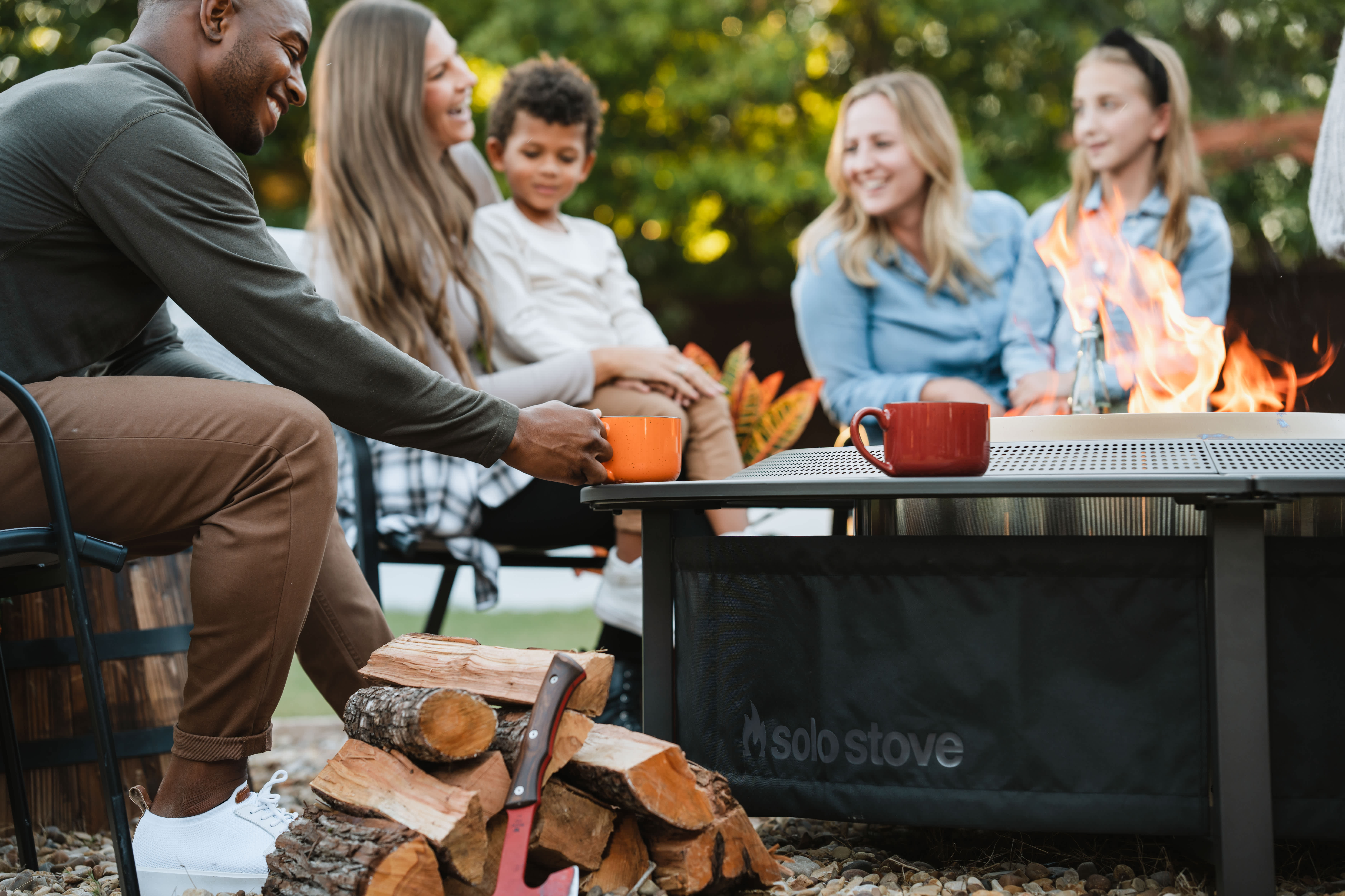 Ranger 15" Fire Pit + Surround Bundle