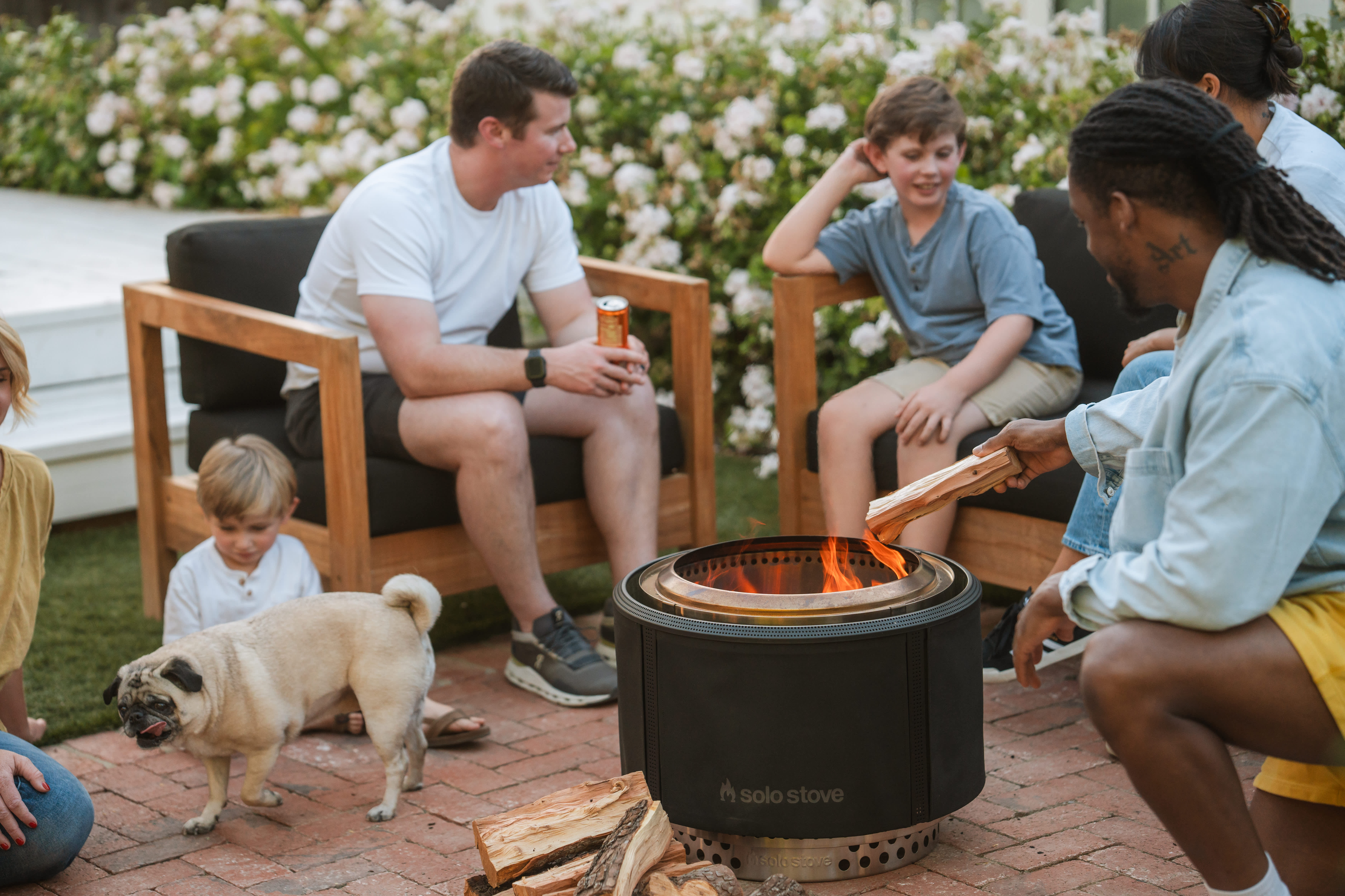 Ranger 15" Fire Pit + Surround Lite Bundle
