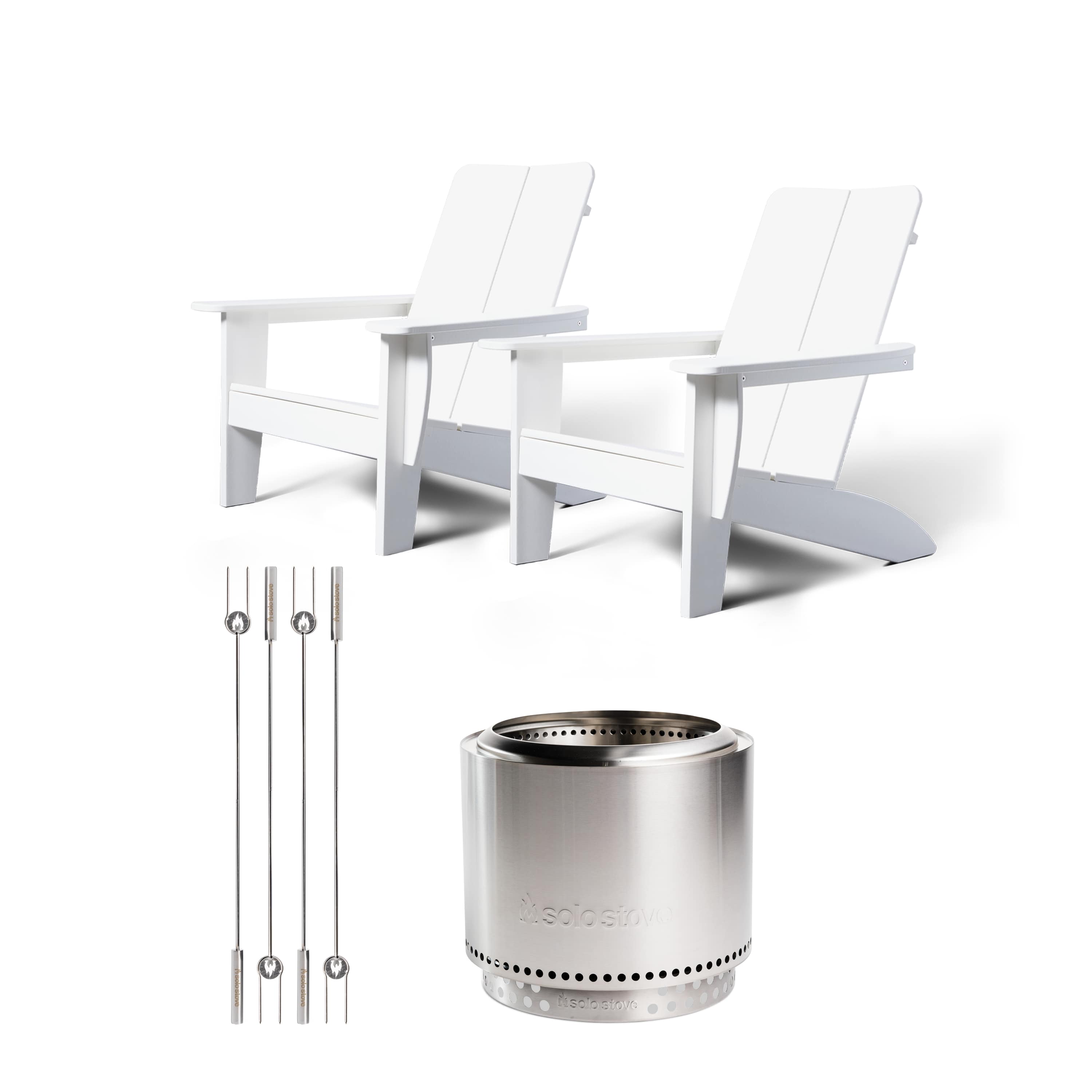Yukon 27" Fire Pit Deluxe Deck Bundle