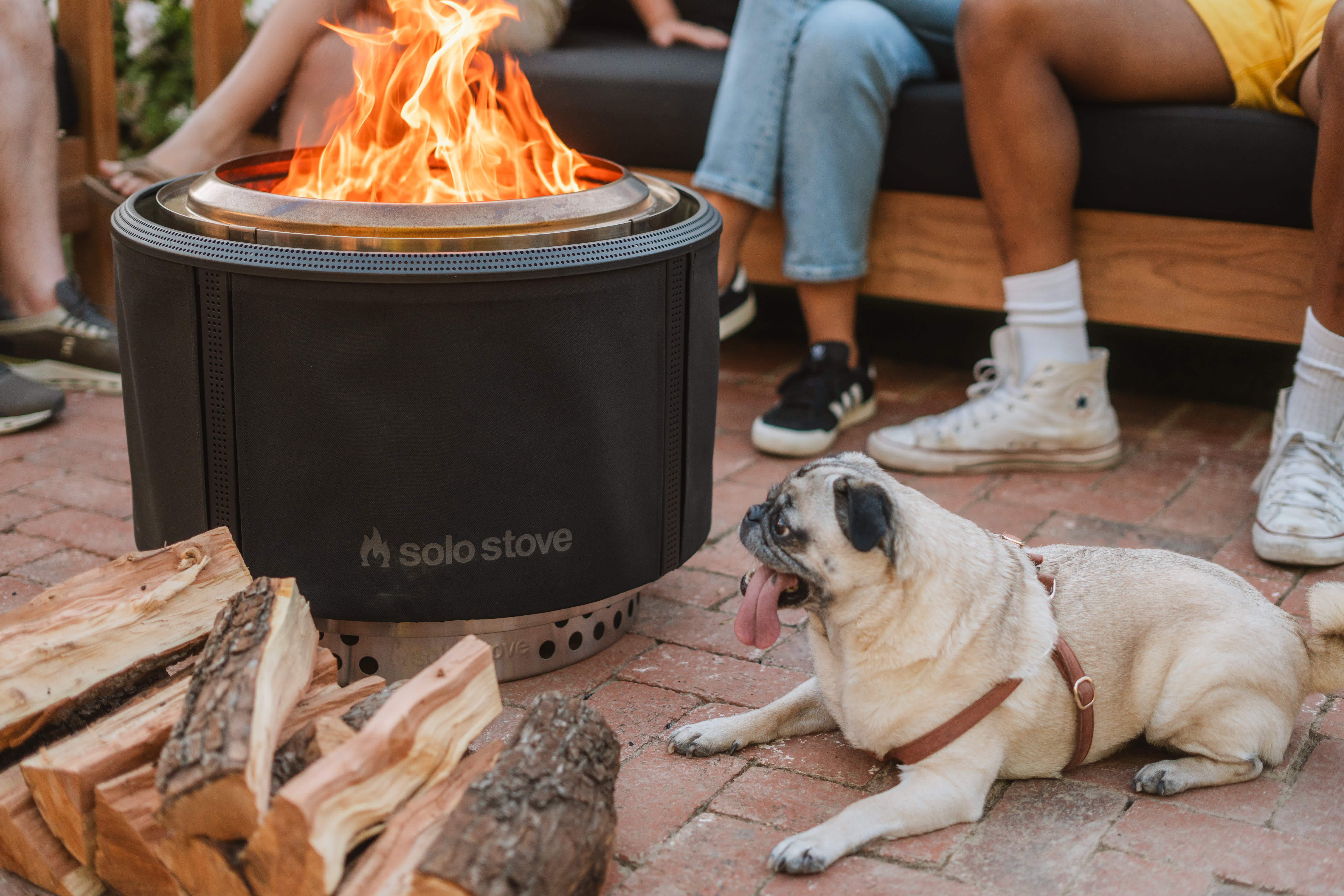 Ranger 15" Fire Pit + Surround Lite Bundle