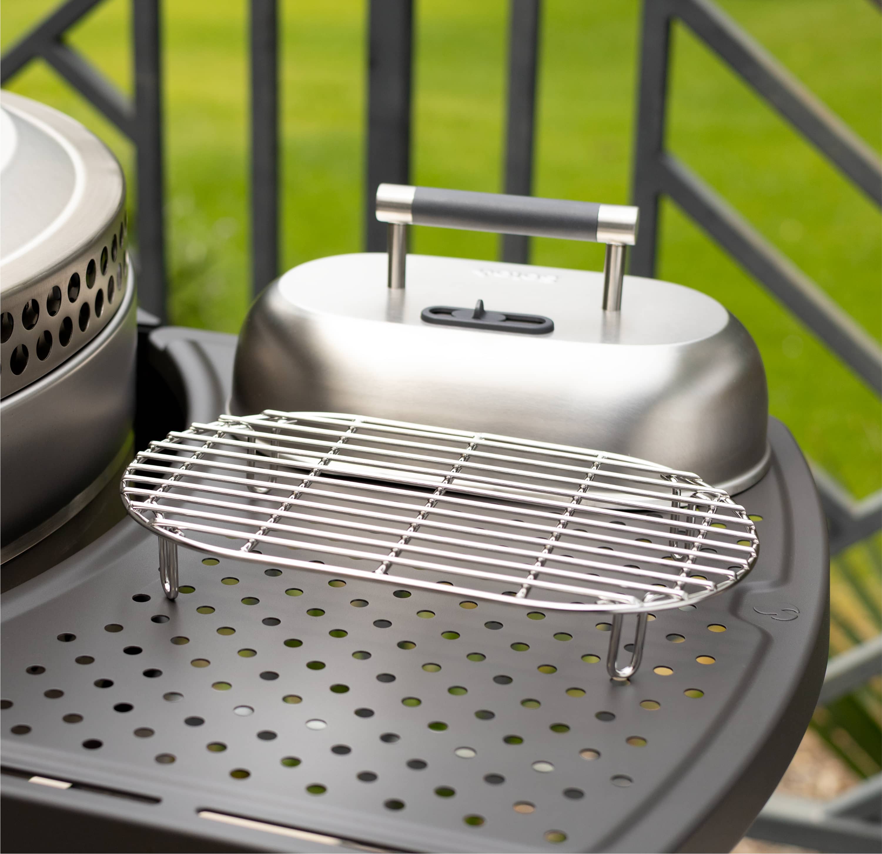 Steelfire Griddle Steam Dome Duo
