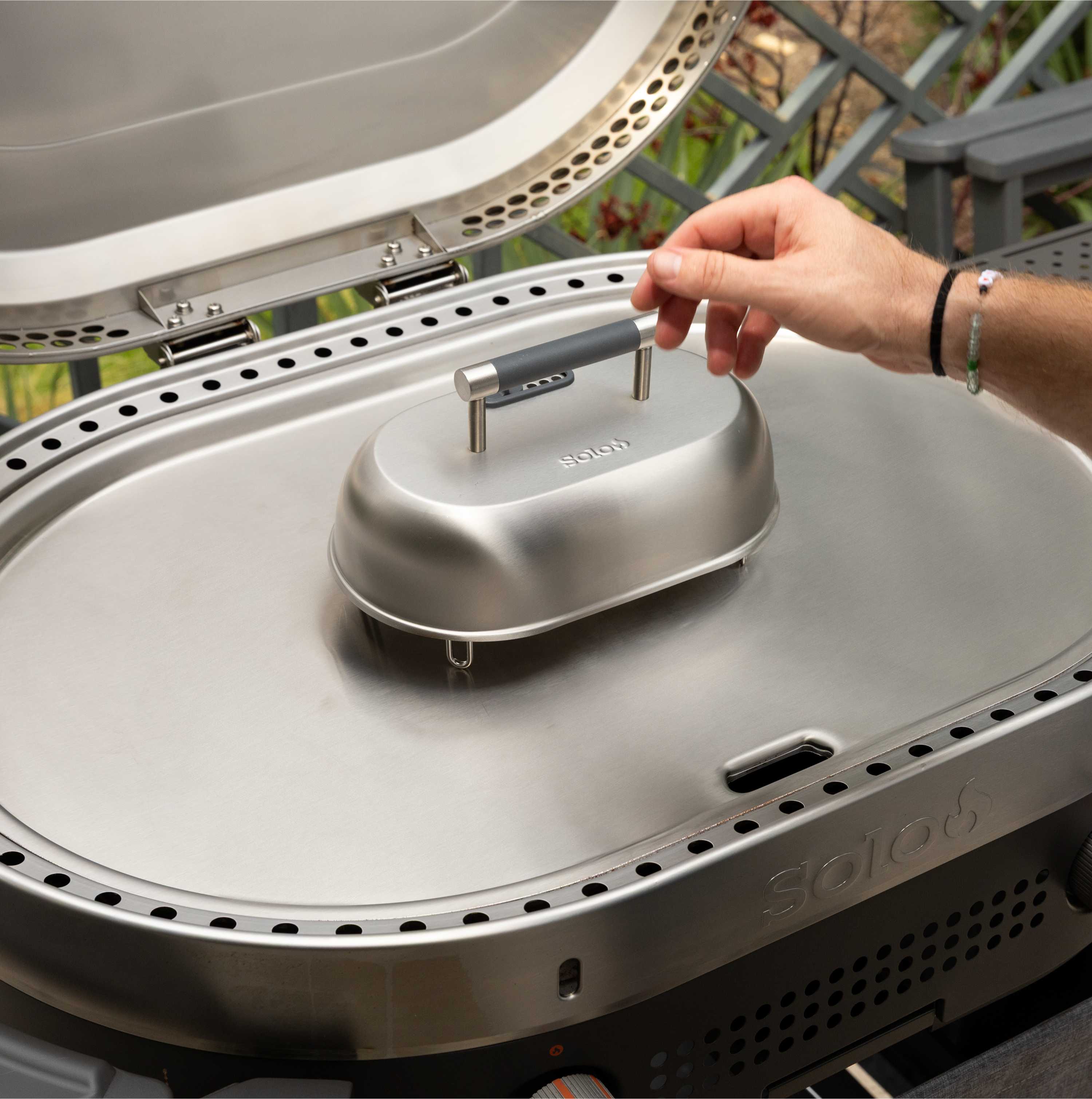 Steelfire Griddle Steam Dome Duo