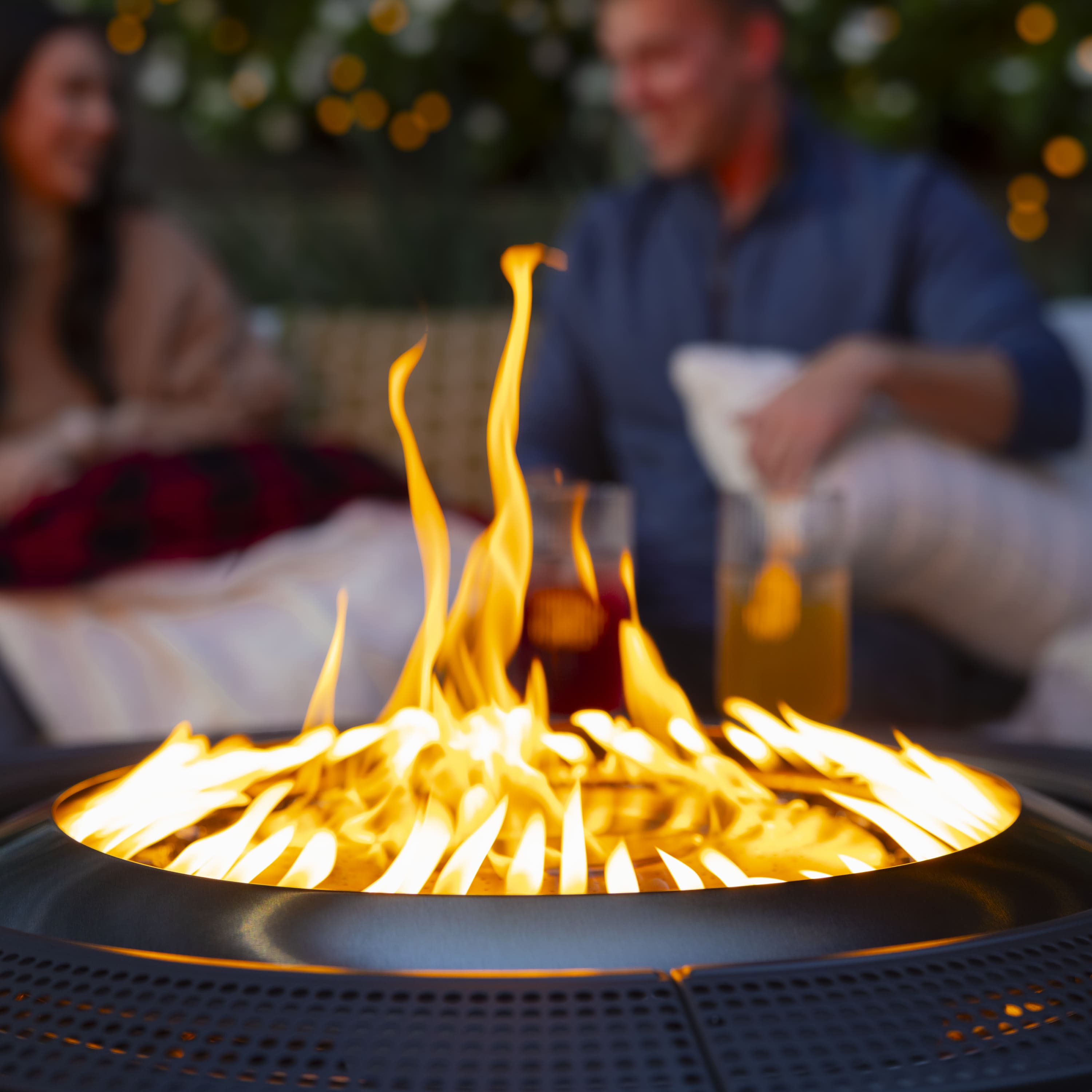 Infinity Flame Propane Fire Pit + Surround Surface
