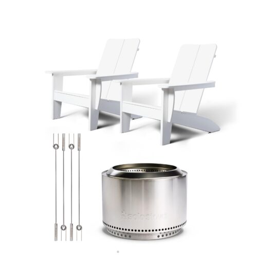Yukon 27" Fire Pit Deluxe Deck Bundle