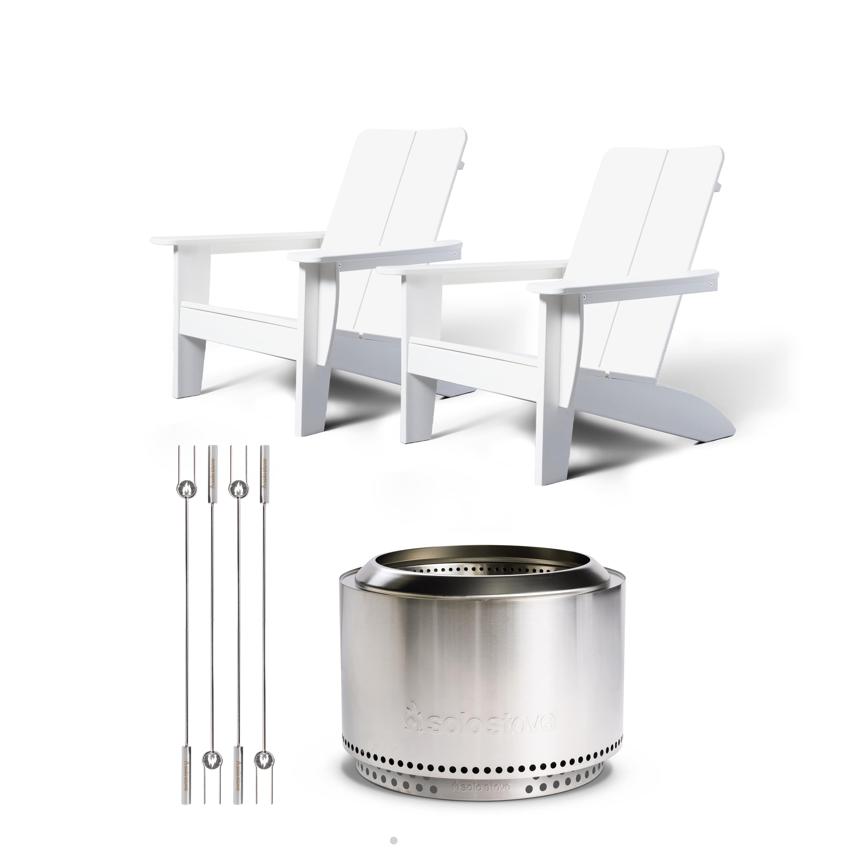 Yukon 27" Fire Pit Deluxe Deck Bundle