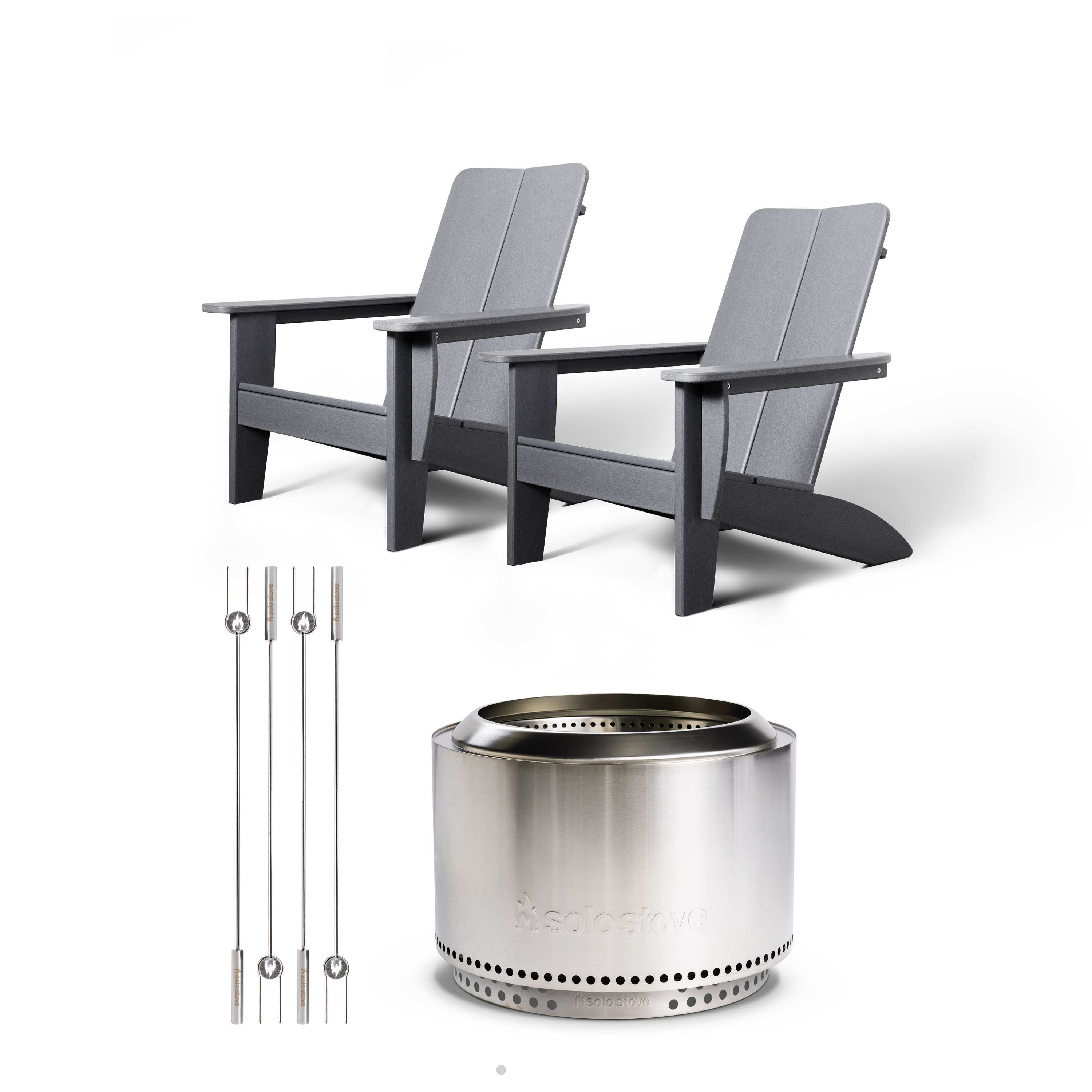 Yukon 27" Fire Pit Deluxe Deck Bundle